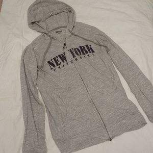 New York University NYU Zip Up Sweatshirt